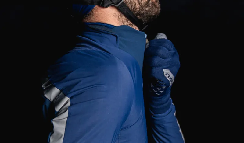 Q36.5 Dottore Termica Winter Cycling Jacket in NAVY-3